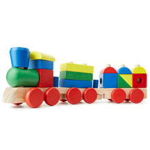Melissa & Doug toys, stacking train.