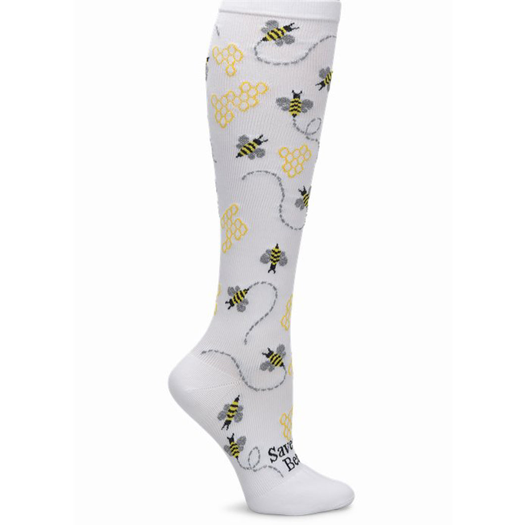 Nurse Mates Save the Bees Compression Socks 12-14 mmHg NA0022799 