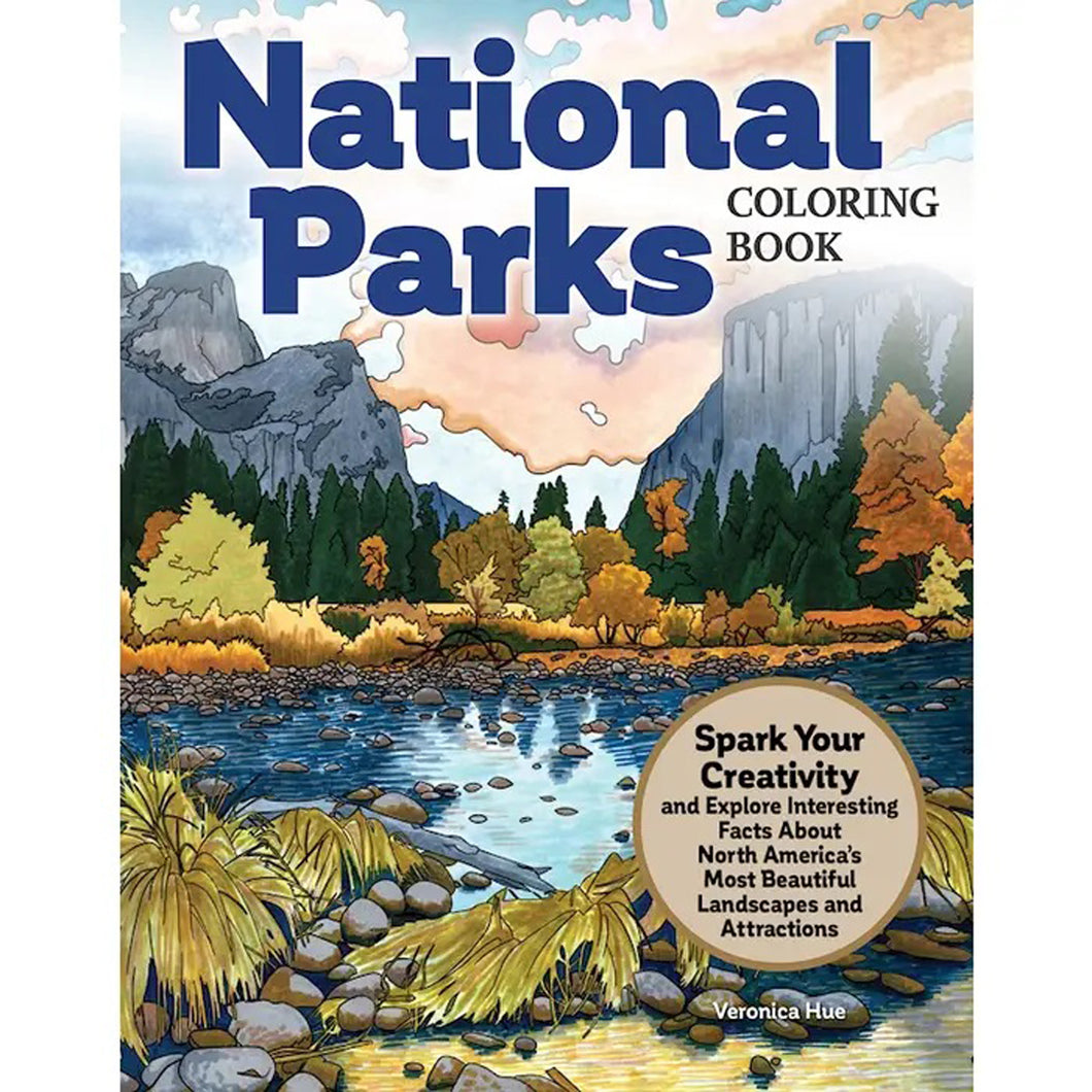 National Parks Coloring Book Front Cover