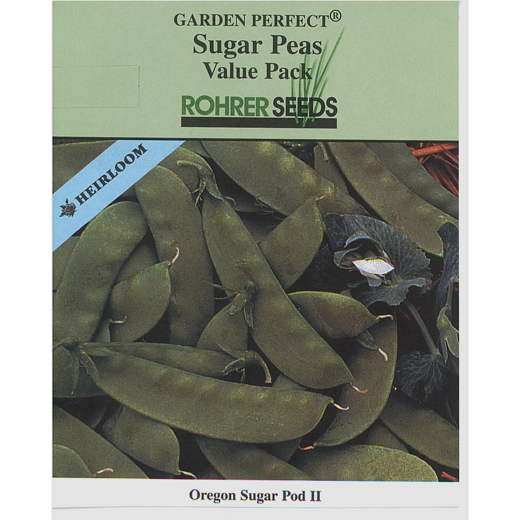 Rohrer Seeds Oregon Sugar Peas.