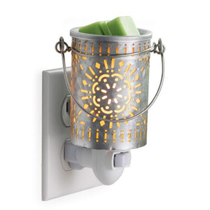 Galvanized Tin Pluggable Fragrance Warmer PIGTN