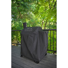 Grill Cover for Traeger Pro 575 Grill in use
