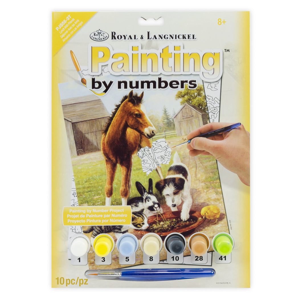 Painting by numbers set