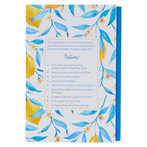 Back of Planner