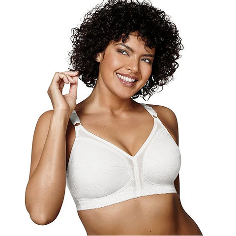 White support wirefree Playtex bra.