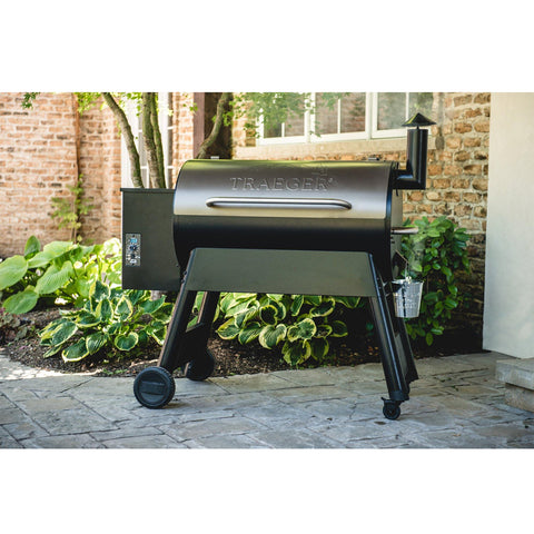 Pro Series 34 Pellet Grill TFB88PZB on patio