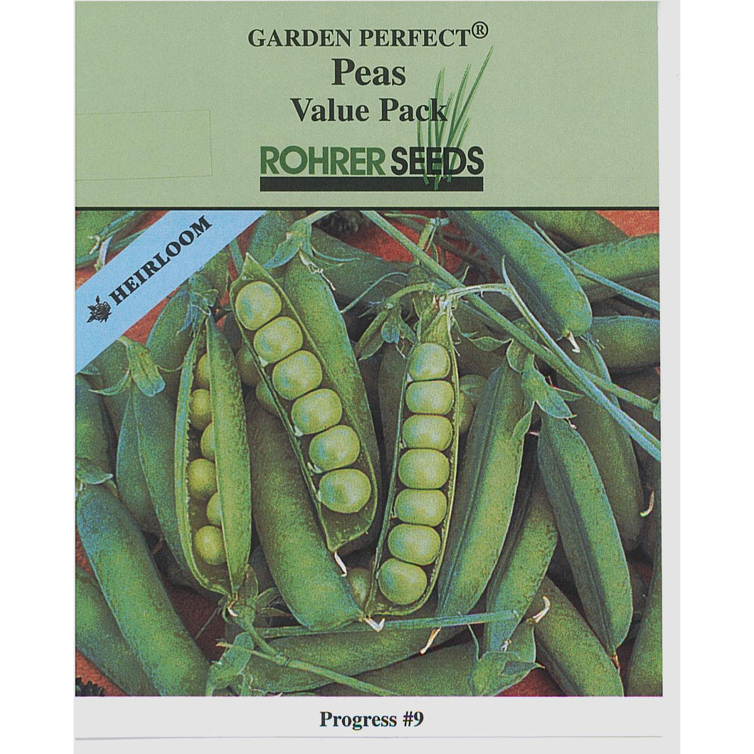 Rohrer Seeds Progress #9 peas.