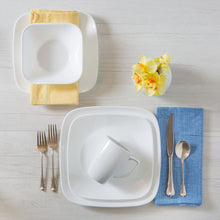 Pure White Dinnerware Set 16 pc and place setting