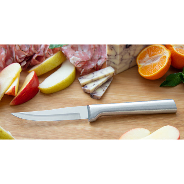 Choice 3 1/4 Serrated Edge Paring Knife with Purple Handle