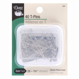 Dritz T-Pins 40 Pieces S-101