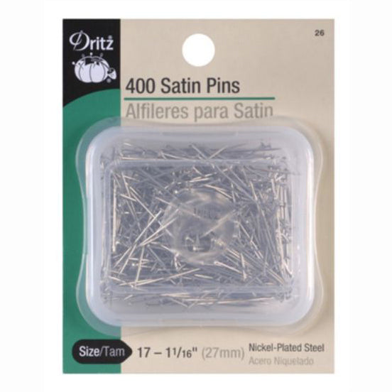 Dritz Steel Satin Pins S-26