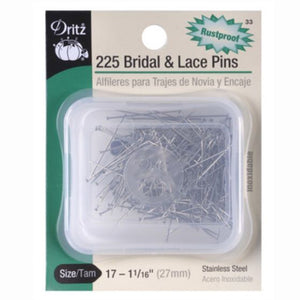 Dritz Bridal and Lace Pins S-33