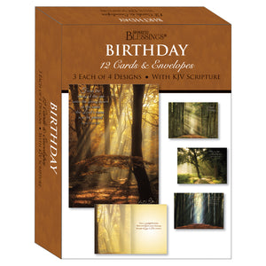 Rays of Light Birthday Boxed Cards SBEG22358