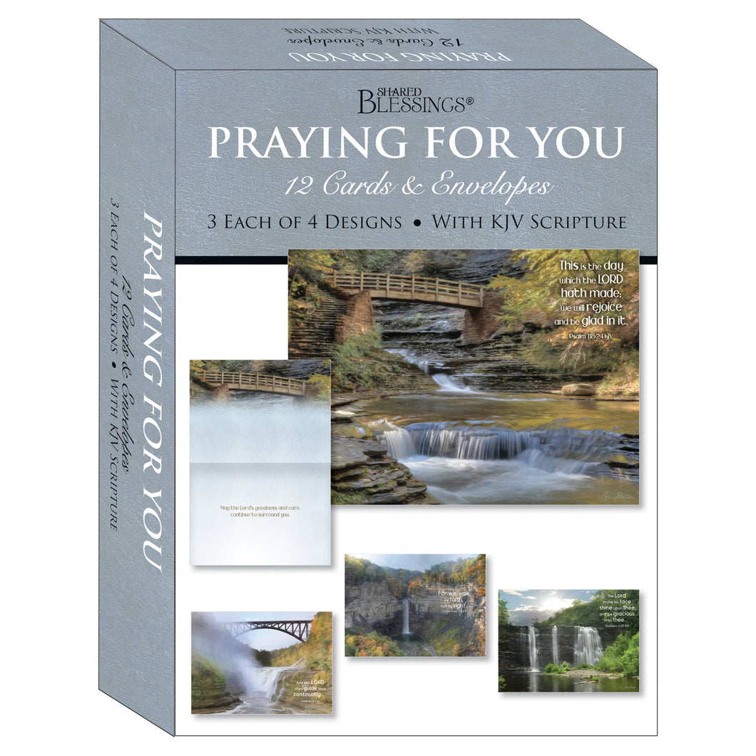 Praying for You Waterfalls Boxed Cards SBEG22364