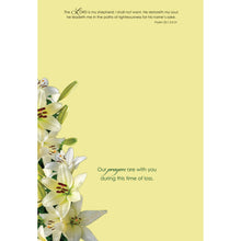 Sympathy Lilies Boxed Cards SBEG22185