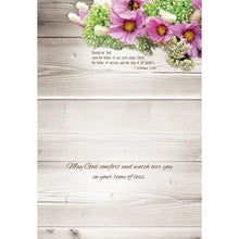 Rustic Flowers Sympathy Boxed Cards SBEG22360