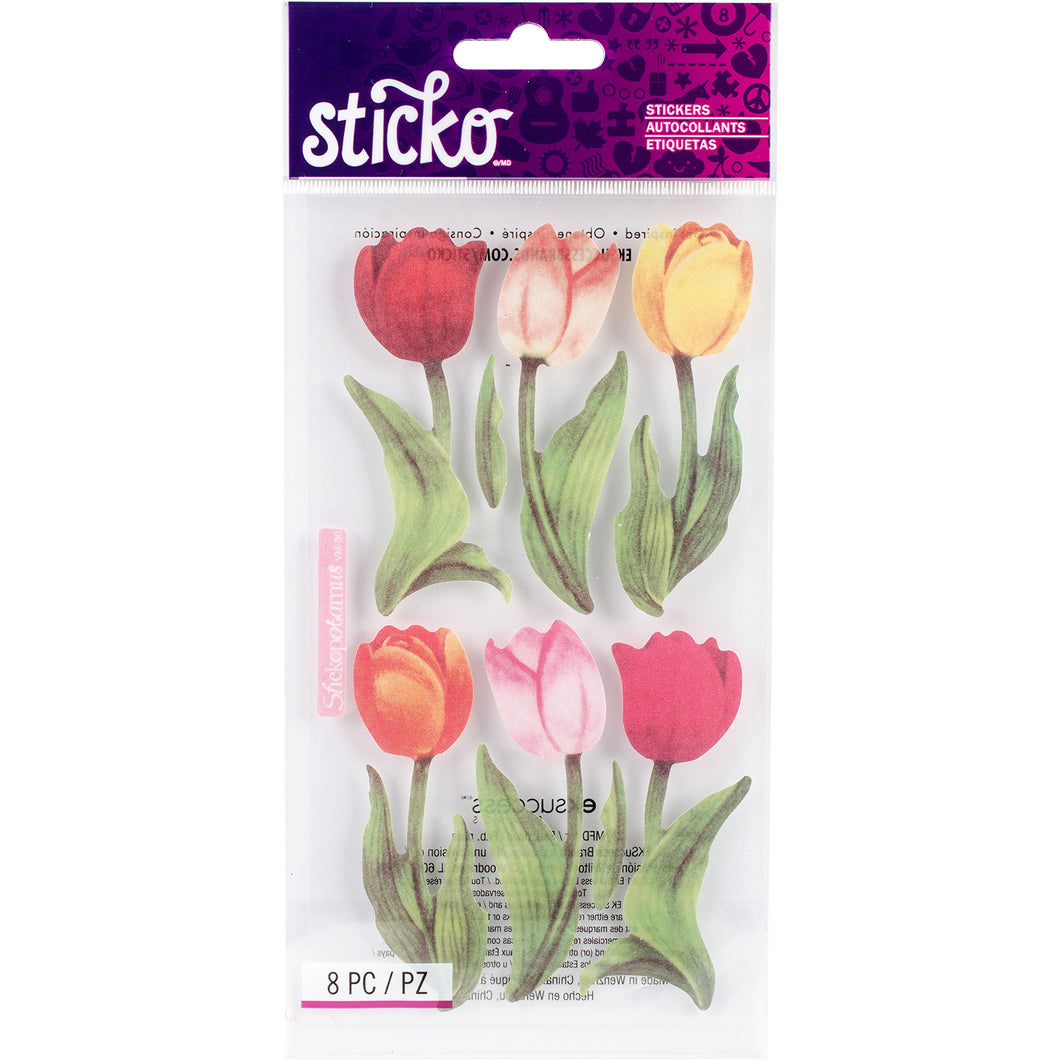 Tulips Vellum Stickers SPVM30