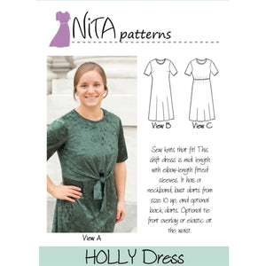 Women's Holly Shift Dress Pattern