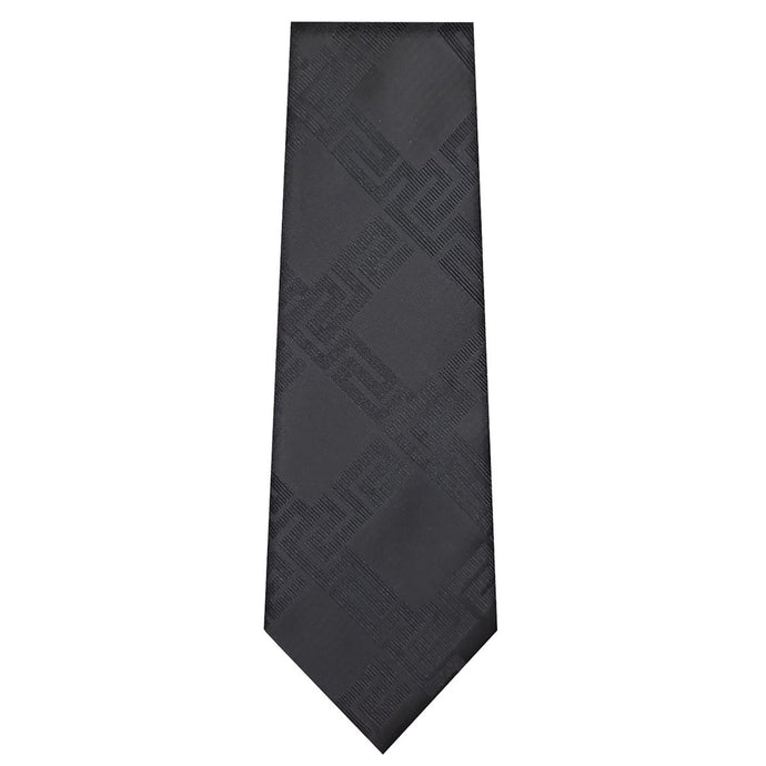 Black Textured Tie