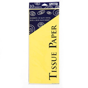 Yellow Solid Tissue Paper TS1006