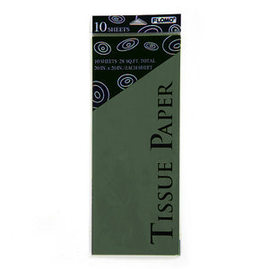 Holiday Green Solid Tissue Paper TS1010