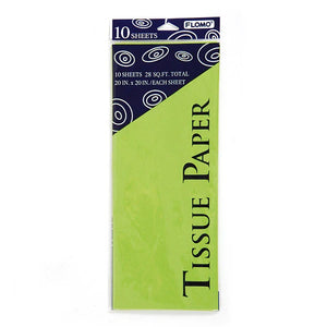 Lime Green Solid Tissue Paper TS1019