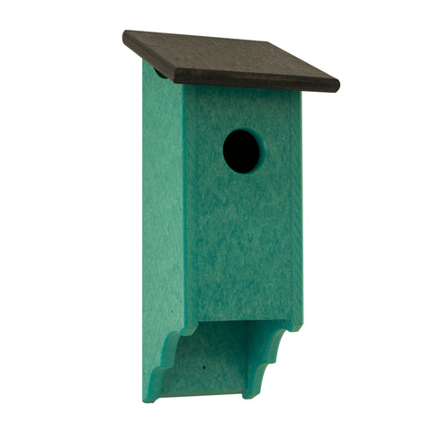 Teal Bluebird house.
