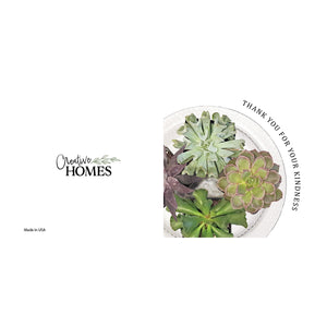 Inspirational Cards Thank You Succulents CH2209