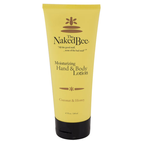 Tube of The Naked Bee Coconut & Honey Hand & Body Lotion. 