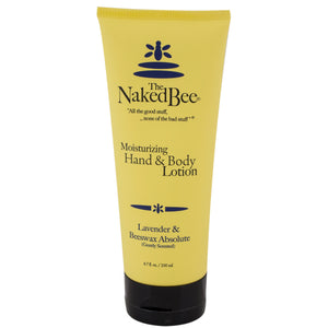 Tube of The Naked Bee Lavendar & Beeswax Absolute hand & body lotion. 