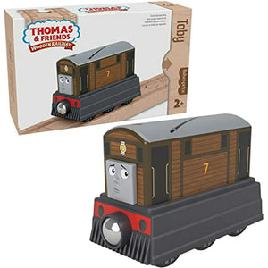 Toby toy engine and packaging