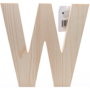 W wood letter