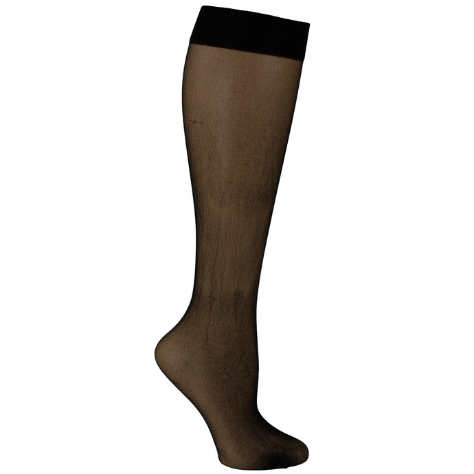 Weaver's Apparel Sheer Knee-High Nylon 3 Pair