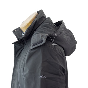 Men's Water Resistant Winter Jacket close up of hood