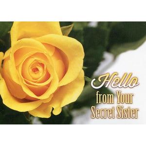 Hello from Your Secret Sister Card