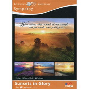 Sunsets in Glory Sympathy Boxed Cards WPG3283