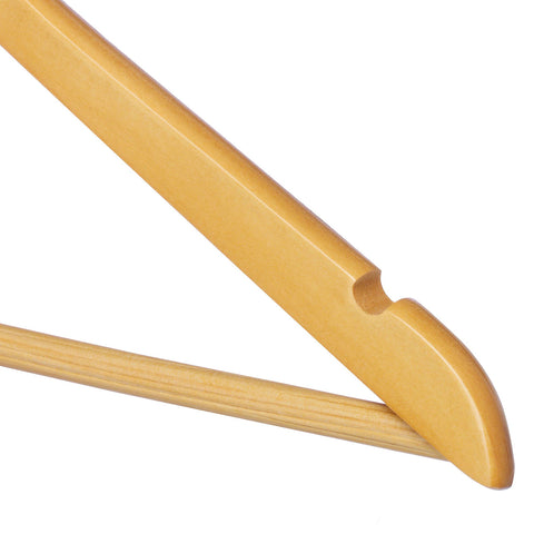 Wood Suit Clothes Hangers, Set of 5 6026-340 close up