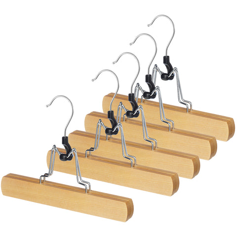 Wooden Slack Hangers, Set of 5 6026-342
