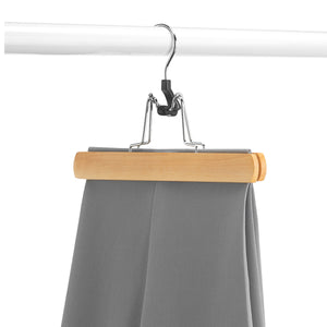 Wooden Slack Hangers, Set of 5 6026-342 with pants