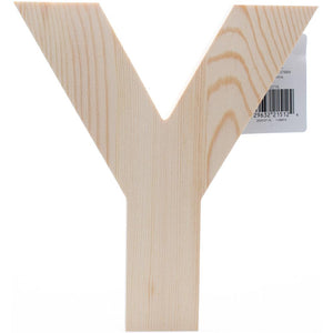 Y wood letter