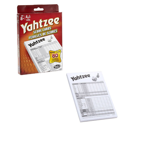 Hasbro Yahtzee Score Pad 06100