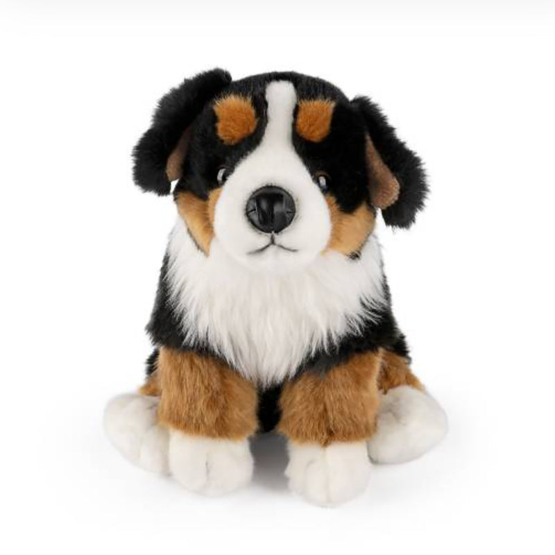  DEMDACO Australian Shepherd White and Grey 9 x 7.5 x 5 Inch  Soft Plush Stuffed Animal : Toys & Games