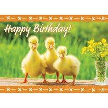 Birthday cards with ducks