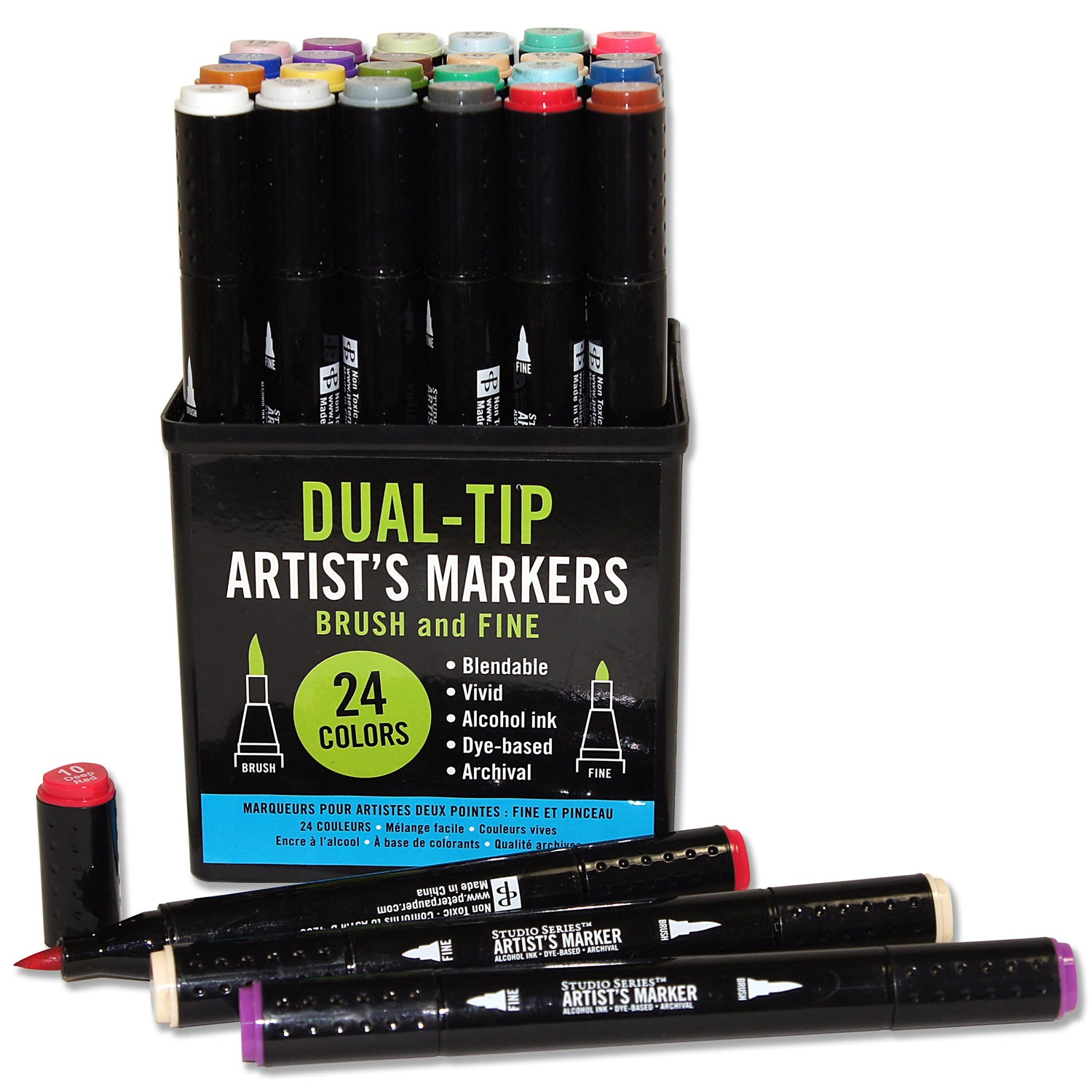 Studio Series Professional Alcohol Dual-Tip Markers 318411
