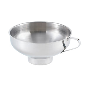 Stainless steel canning funnel. 