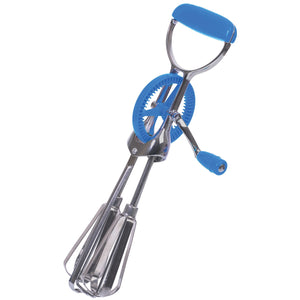  Hand Crank Egg Beater,Stainless Steel Handheld Manual