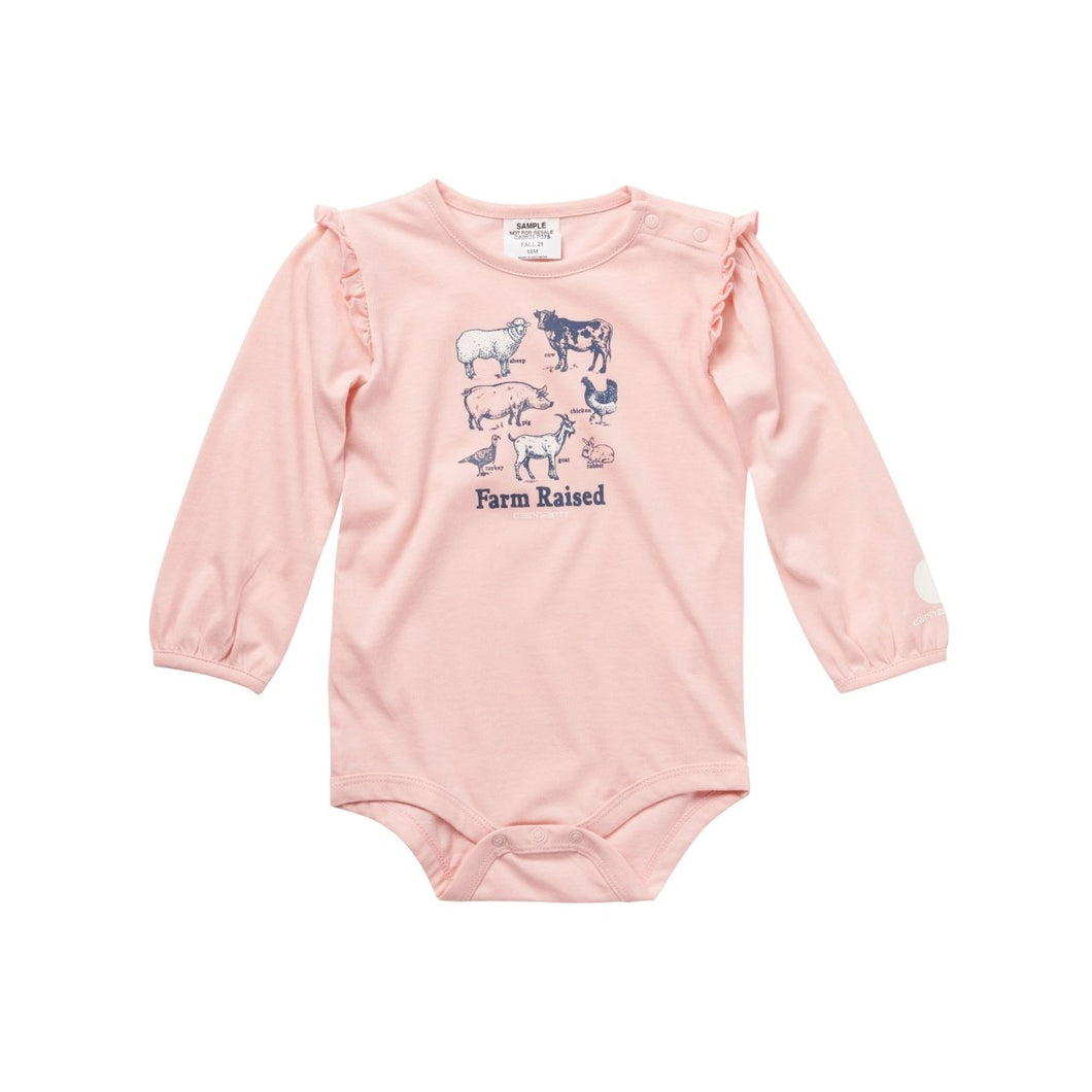Baby Girl Farm Raised Bodysuit CA9826