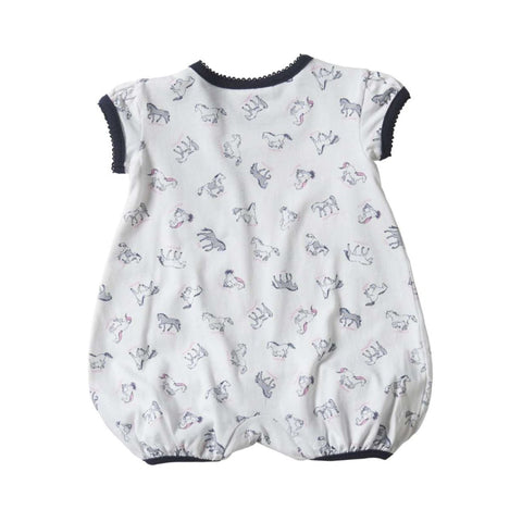 Baby Girl White Romper CM9691
