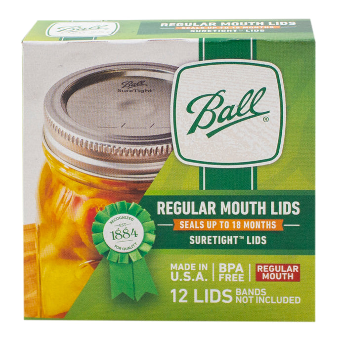 Ball regular mouth jar lids for canning