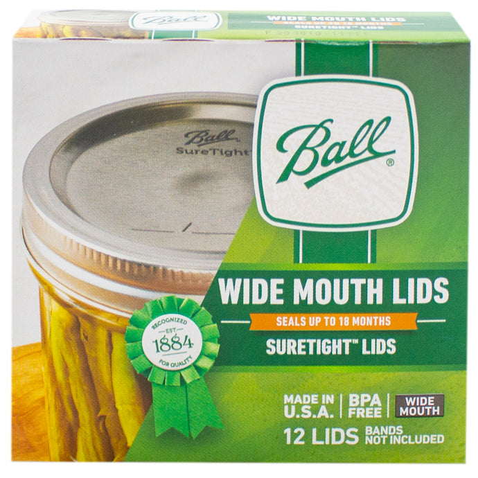 Ball wide mouth jar canning lids